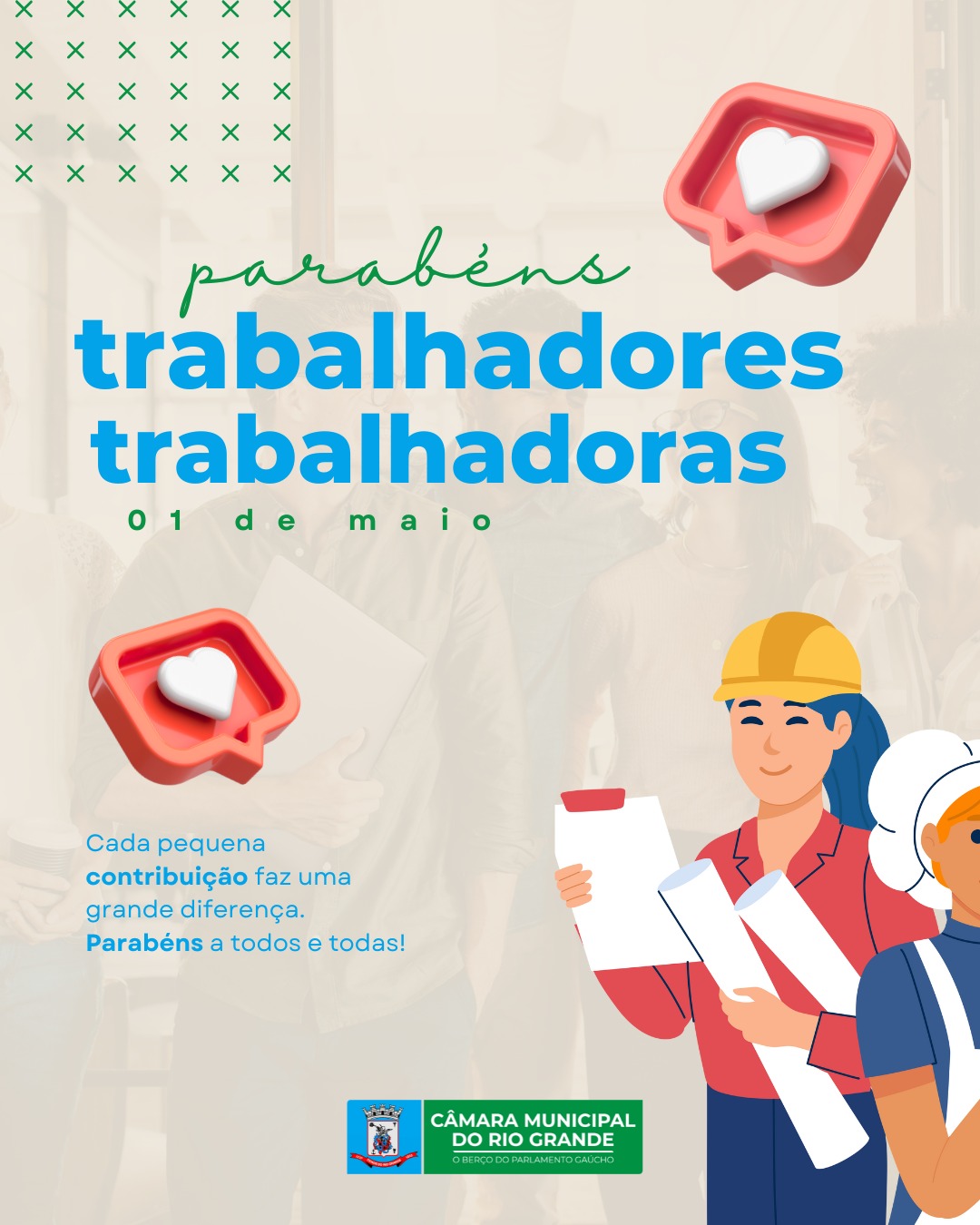 1º de Maio – Dia do Trabalhador e da Trabalhadora
