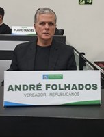 André Folhados assume cadeira na Câmara Municipal.