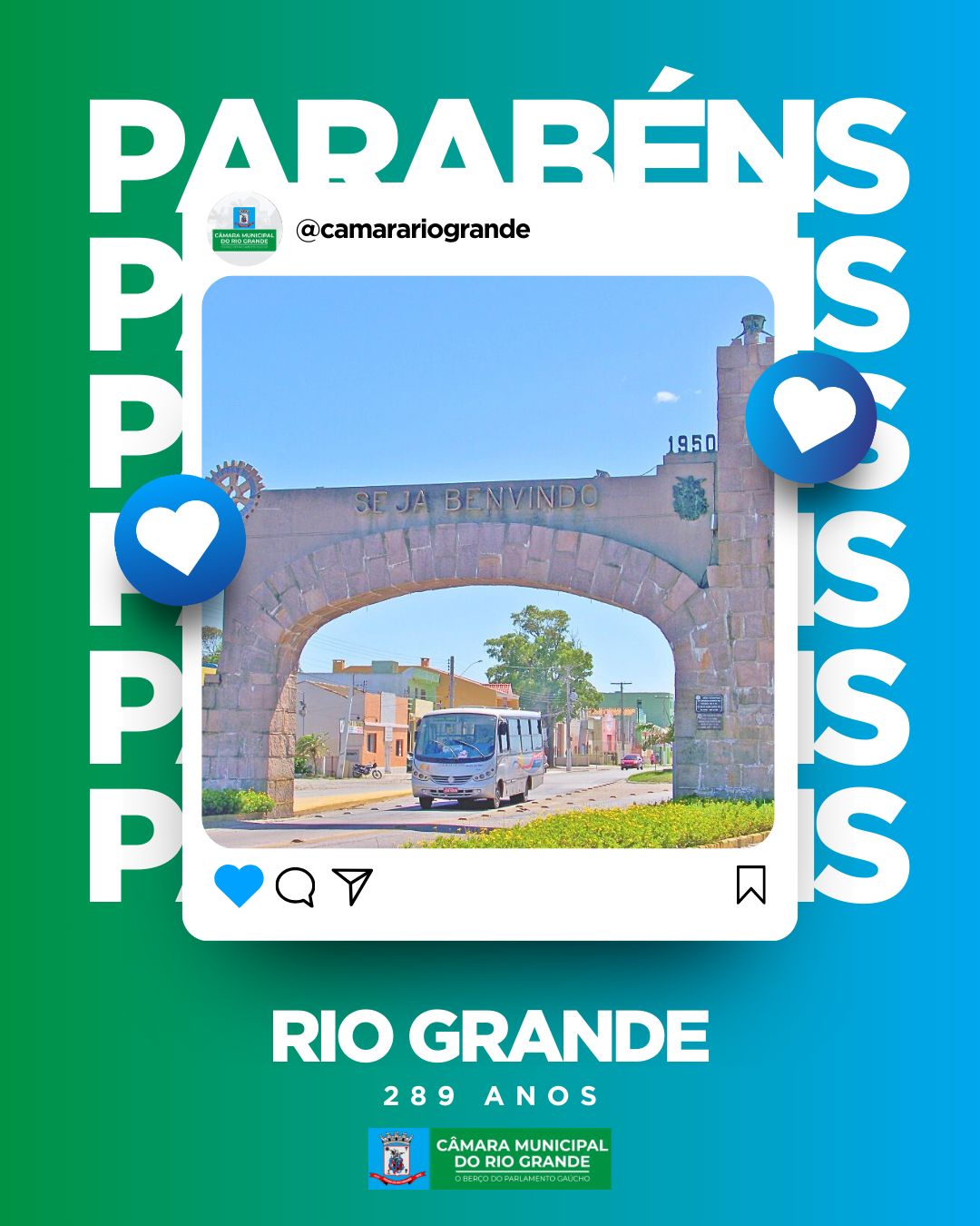 Câmara Municipal homenageia os 289 anos de Rio Grande com Sessão Especial