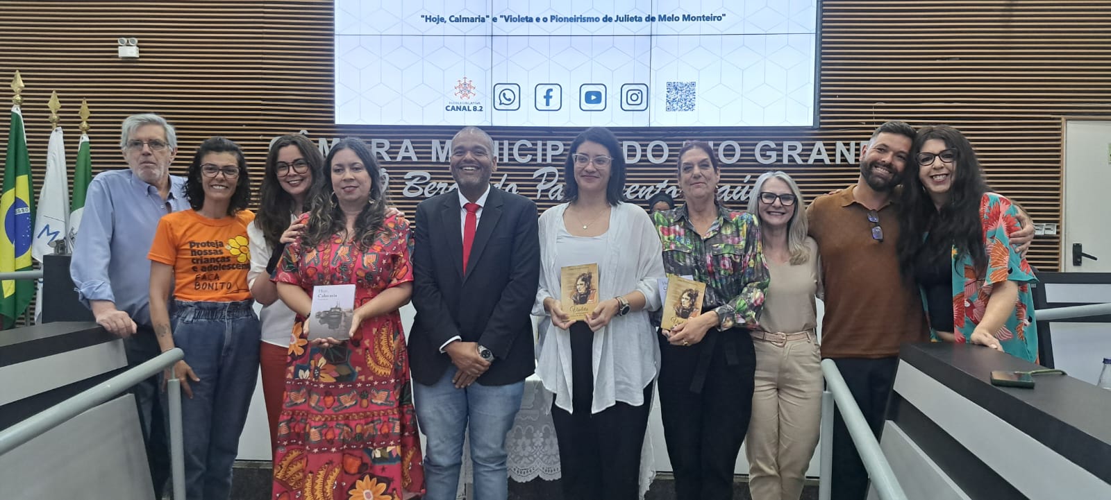 Câmara Municipal lança obras selecionadas pela Lei do Livro