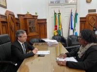 Câmara Municipal recebe nova presidente do COMDESCCON