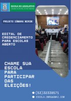  Chamada para Credenciamento – Projeto Câmara Mirim 2025.
