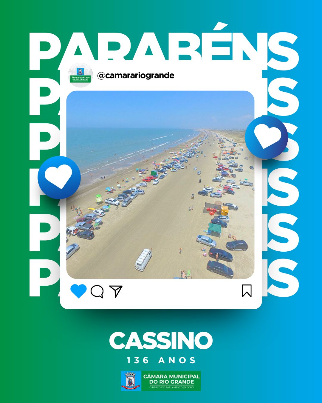  Câmara Municipal destaca os 136 anos da Praia do Cassino, símbolo de turismo e identidade rio-grandina