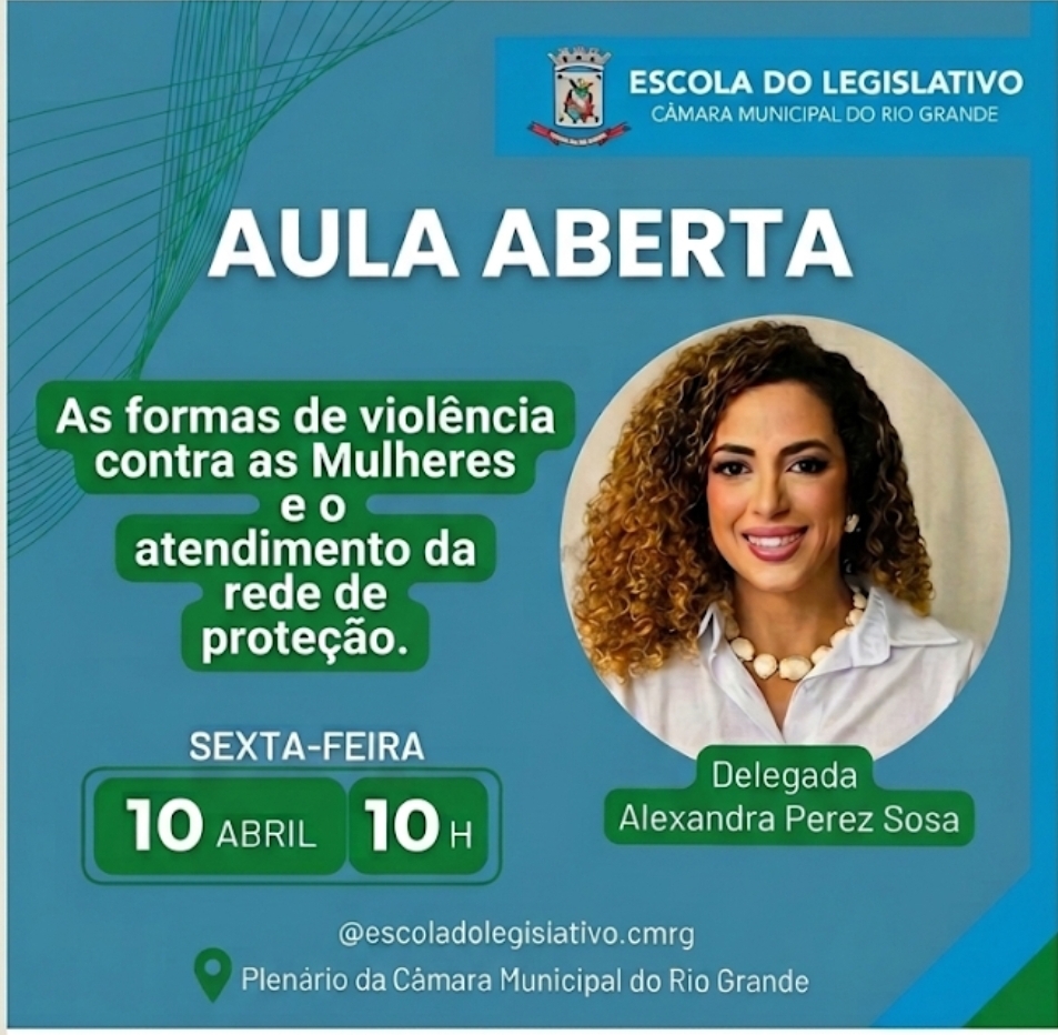 Escola do Legislativo promove aula aberta sobre enfrentamento à violência contra as mulheres