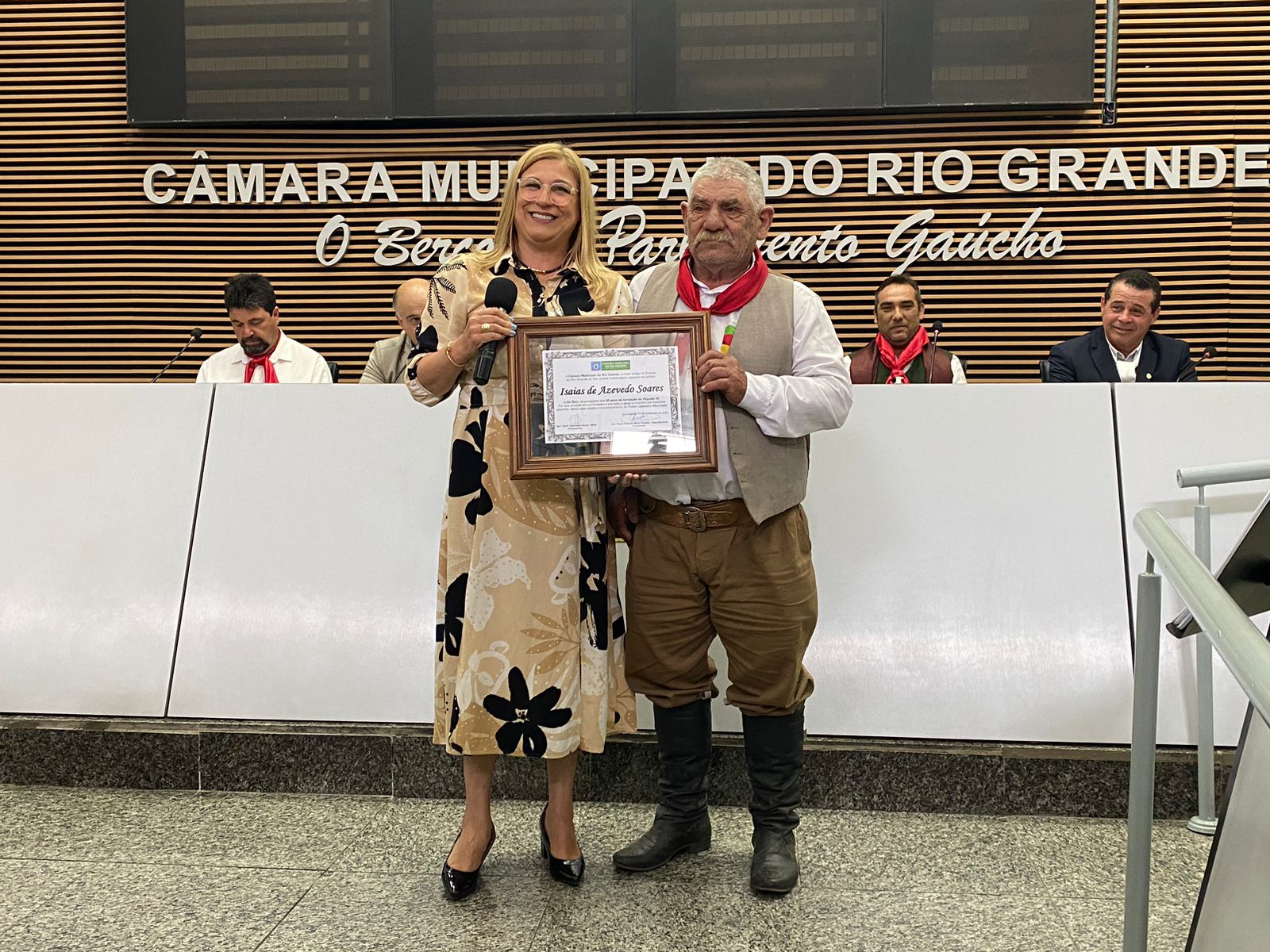 Piquete 35 recebe homenagem da Câmara Municipal do Rio Grande