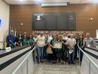 Sessão Especial alusiva aos 60 anos da Escola José Álvares de Azevedo e 15 anos da Associação dos Deficientes Visuais do Rio Grande 