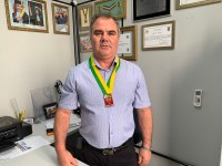 Vereador Sargento Rodrigues recebe homenagem do Comando Regional de Polícia Ostensiva do Sul